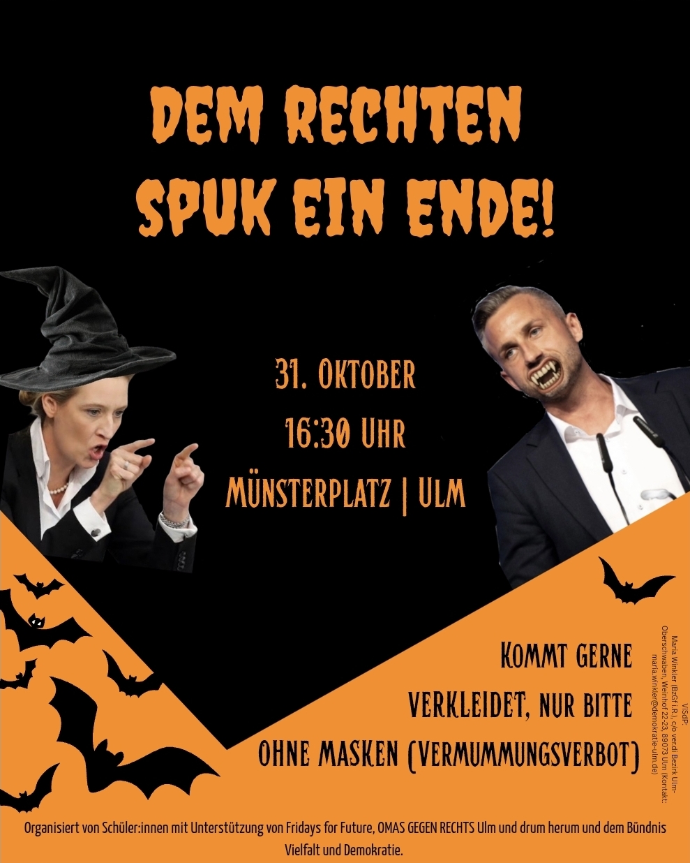 Dem rechten Spuk ein Ende!
